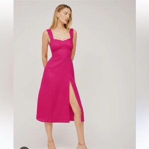 Reformation Seaside Linen Dress